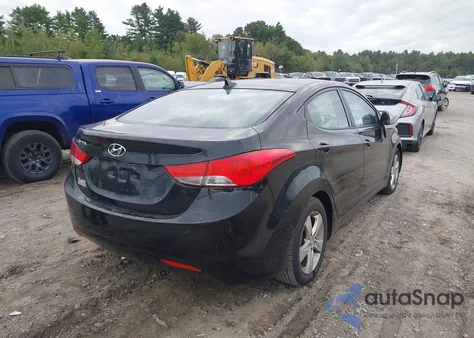 2013 Hyundai Elantra Gls z USA, uszkodzony, nr VIN 5NPDH4AEXDH347887
